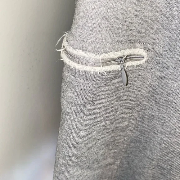 Maison Margiela cropped grey sweatshirt - Picture 4 of 11